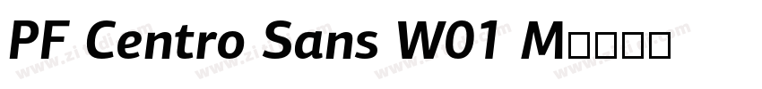 PF Centro Sans W01 M字体转换